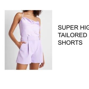 Express super high waisted shorts